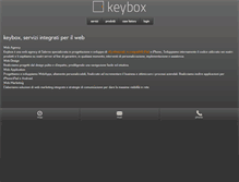 Tablet Screenshot of keybox.it